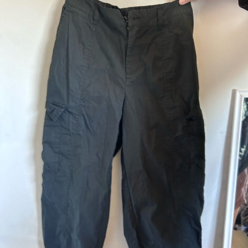 Black Cargo Jogger Like Bottoms